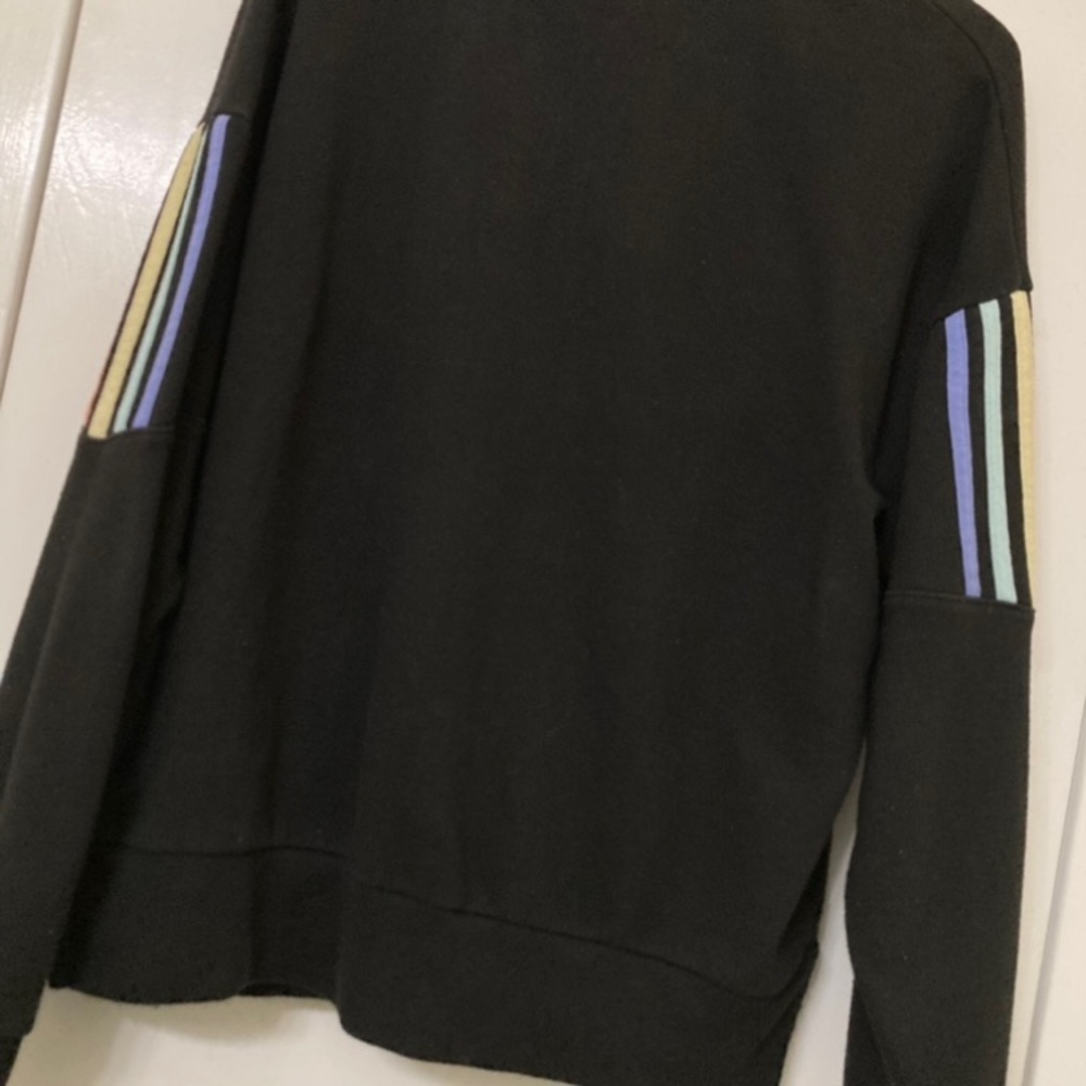 Victoria’s Secret Pink Quarter Zip Pullover Hoodie Rainbow Pride Logo Retro Y2K - Picture 5 of 15